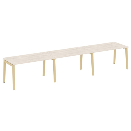 Onix Wood Рабочая станция OW.RS-3.3.8 Денвер Светлый/Дуб Светлый/Металл Белый 4140*800*750 Onix Wood Рабочая станция OW.RS-3.3.8 Денвер Светлый/Дуб Светлый/Металл Белый 4140*800*750