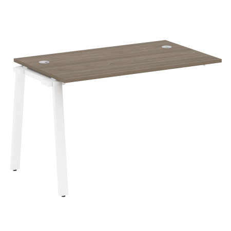 Metal System Проходной элемент рабочей станции на А-образном м/к БА.ПРС-СП-1.2 Вяз Благородный/Металл Белый 1200*720*750 Metal System Проходной элемент рабочей станции на А-образном м/к БА.ПРС-СП-1.2 Вяз Благородный/Металл Белый 1200*720*750