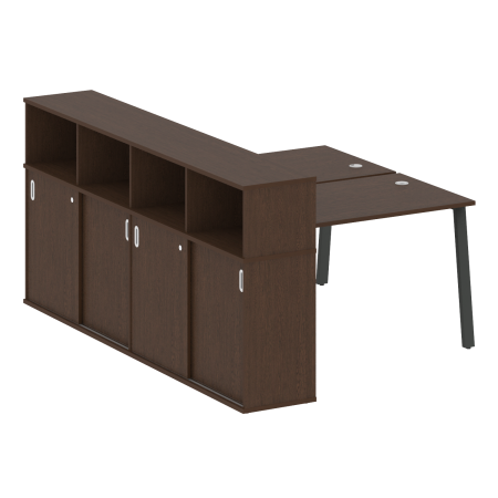 Metal System Рабочая станция с шкафом-купе на А-образном м/к БА.РС-СШК-4.2 Т Венге Цаво/Металл Антрацит 1610*2332*1098 Metal System Рабочая станция с шкафом-купе на А-образном м/к БА.РС-СШК-4.2 Т Венге Цаво/Металл Антрацит 1610*2332*1098