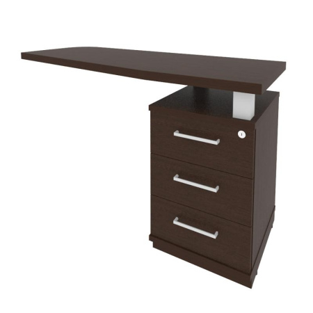 First Тумба приставная с топом правая KTP-2 (R) Венге Цаво 1300*500*765 First Тумба приставная с топом правая KTP-2 (R) Венге Цаво 1300*500*765