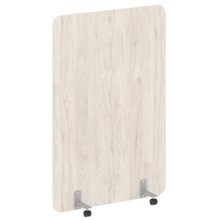 R-line Перегородка на металлических опорах, на роликах DP.R-120-180 Денвер Светлый/Металл Серый 1200*18*1800 R-line Перегородка на металлических опорах, на роликах DP.R-120-180 Денвер Светлый/Металл Серый 1200*18*1800