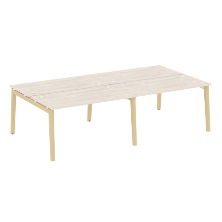 Onix Wood Рабочая станция OW.D.RS-4.3.7 Денвер Светлый/Дуб Светлый/Металл Белый 2760*1475*750 Onix Wood Рабочая станция OW.D.RS-4.3.7 Денвер Светлый/Дуб Светлый/Металл Белый 2760*1475*750