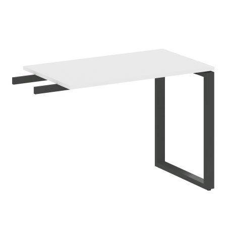 Metal System Приставной элемент на О-образном м/к БО.ПР-3 Белый/Металл Антрацит 1000*600*750 Metal System Приставной элемент на О-образном м/к БО.ПР-3 Белый/Металл Антрацит 1000*600*750