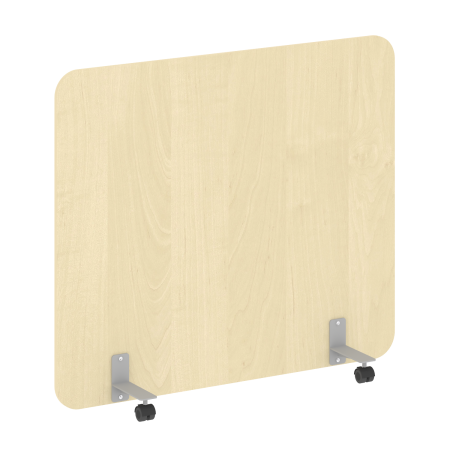 R-line Перегородка на металлических опорах, на роликах DP.R-140-120 Клен/Металл Серый 1400*18*1200 R-line Перегородка на металлических опорах, на роликах DP.R-140-120 Клен/Металл Серый 1400*18*1200