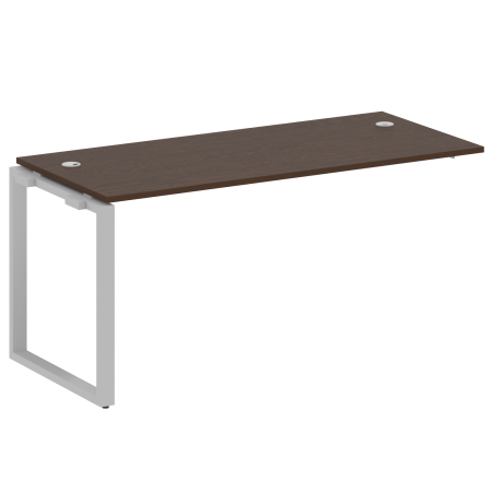 Metal System Проходной элемент рабочей станции на О-образном м/к БО.ПРС-СП-1.4 Венге Цаво/Металл Серый 1600*720*750 Metal System Проходной элемент рабочей станции на О-образном м/к БО.ПРС-СП-1.4 Венге Цаво/Металл Серый 1600*720*750