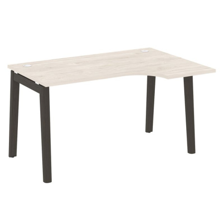 Onix Wood Стол эргономичный правый OW.SA-2 (R) Денвер Светлый/Дуб Темный/Металл Антрацит 1380*980*750 (720/460)