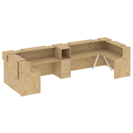 Onix Ресепшн O.R-K-37 Тиквуд Светлый 4714*1768*1187 Onix Ресепшн O.R-K-37 Тиквуд Светлый 4714*1768*1187