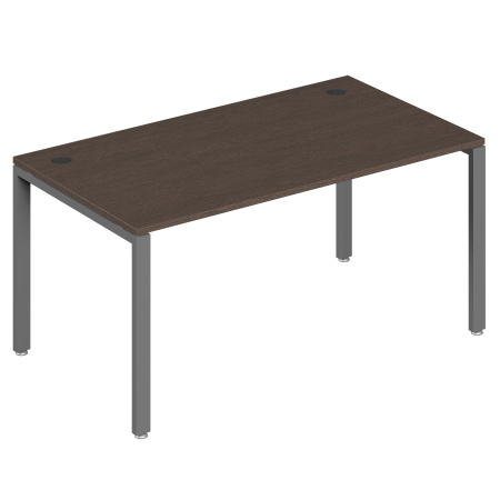 Trend Metal TDM32212315 Стол письменный на металлоопорах 1600x720x750 тёмный дуб