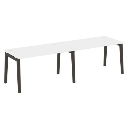 Onix Wood Рабочая станция OW.RS-2.3.8 Белый Бриллиант/Дуб Темный/Металл Антрацит 2760*800*750 Onix Wood Рабочая станция OW.RS-2.3.8 Белый Бриллиант/Дуб Темный/Металл Антрацит 2760*800*750