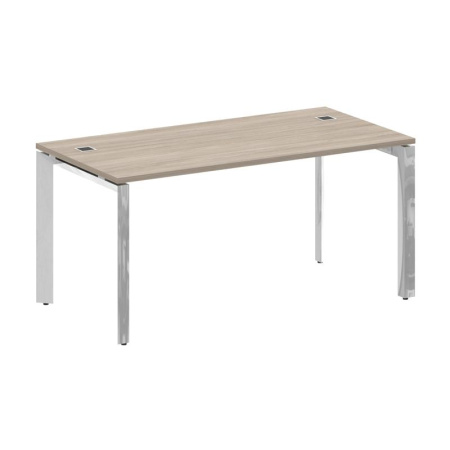 Onix Direct Lux Стол руководителя П-обр. м/к M-O.MP-SRR-4.8 Дуб Аттик/Нержавеющая Сталь/Хром 1580*800*750 Onix Direct Lux Стол руководителя П-обр. м/к M-O.MP-SRR-4.8 Дуб Аттик/Нержавеющая Сталь/Хром 1580*800*750