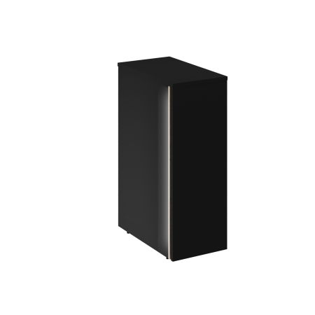 Onix Тумба с подсветкой 4 ящика завершающая, правая O.R-TV-4.S (R) Дуб Аттик/Антрацит 436*767*1185