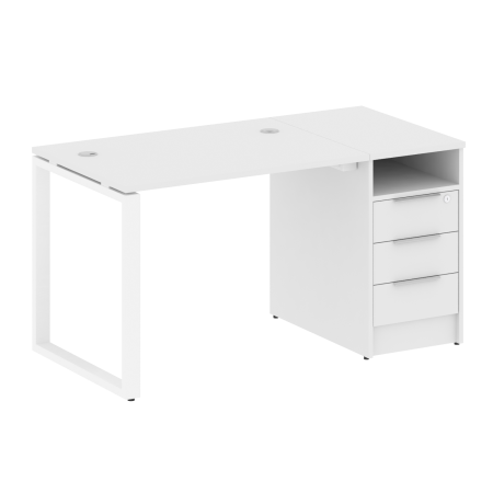 Metal System Рабочая станция с тумбой на О-образном м/к БО.РС-СТП-1.1 Белый/Металл Белый 1412*720*750 Metal System Рабочая станция с тумбой на О-образном м/к БО.РС-СТП-1.1 Белый/Металл Белый 1412*720*750