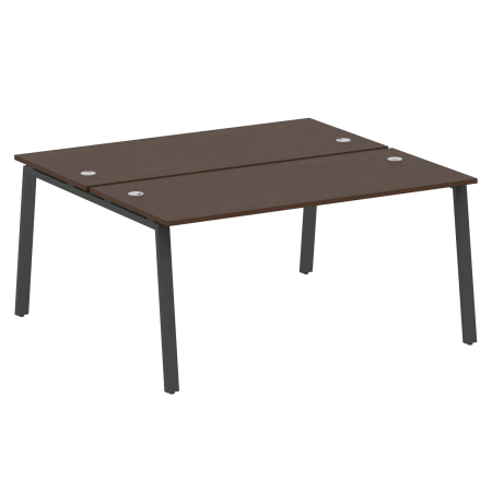 Metal System Рабочая станция на А-образном м/к БА.РАС-СП-2.4 Венге Цаво/Металл Антрацит 1600*1475*750 Metal System Рабочая станция на А-образном м/к БА.РАС-СП-2.4 Венге Цаво/Металл Антрацит 1600*1475*750