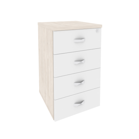 Onix Тумба приставная O.TP-4 Денвер Светлый/Белый Бриллиант 432*460*750 Onix Тумба приставная O.TP-4 Денвер Светлый/Белый Бриллиант 432*460*750