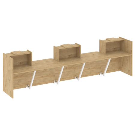 Onix Ресепшн O.R-K-20 Тиквуд Светлый 4530*766*1187 Onix Ресепшн O.R-K-20 Тиквуд Светлый 4530*766*1187