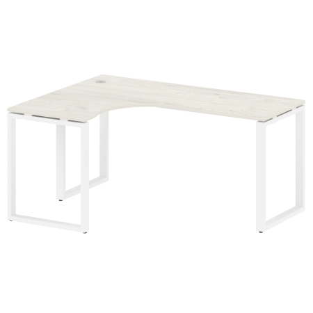 Metal System Стол криволинейный левый на О-образном м/к БО.СА-4 (L) Дуб Наварра/Металл Белый 1600*1200*750 Metal System Стол криволинейный левый на О-образном м/к БО.СА-4 (L) Дуб Наварра/Металл Белый 1600*1200*750