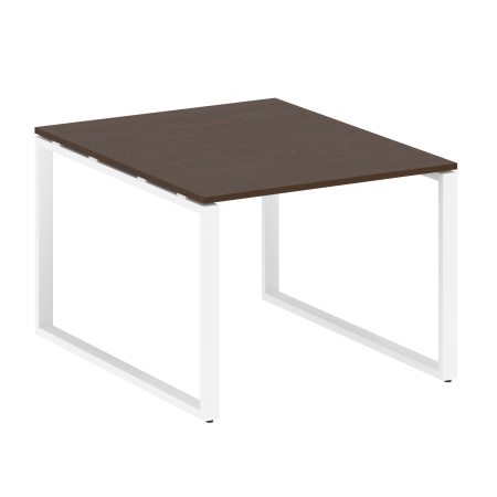 Metal System Переговорный стол (1 столешница) на О-образном м/к БО.ПРГ-1.1 Венге Цаво/Металл Белый 1000*1235*750 Metal System Переговорный стол (1 столешница) на О-образном м/к БО.ПРГ-1.1 Венге Цаво/Металл Белый 1000*1235*750