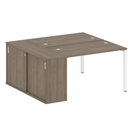 Metal System Рабочая станция с шкафом-купе на П-образном м/к БП.РС-СШК-1.2 Т Вяз Благородный/Металл Белый 1610*1475*750 Metal System Рабочая станция с шкафом-купе на П-образном м/к БП.РС-СШК-1.2 Т Вяз Благородный/Металл Белый 1610*1475*750