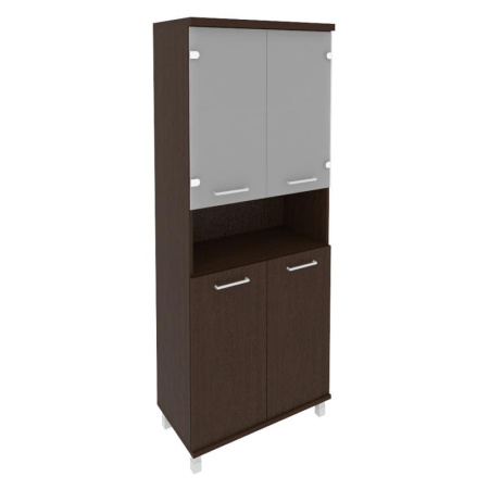 First Шкаф высокий широкий KST-1.4 Венге Цаво 801*432*2060 First Шкаф высокий широкий KST-1.4 Венге Цаво 801*432*2060