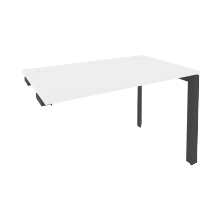 Onix Стол-приставка на П-образном м/к к опорным элементам O.MP-SPR-2.7 Белый Бриллиант/Металл Антрацит 1180*720*750 Onix Стол-приставка на П-образном м/к к опорным элементам O.MP-SPR-2.7 Белый Бриллиант/Металл Антрацит 1180*720*750
