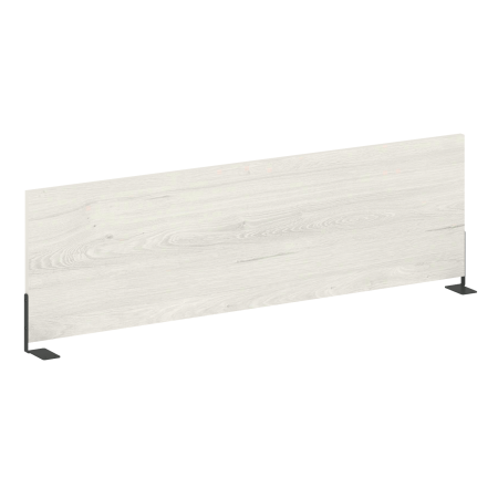 Metal System Экран для стола боковой Б.ЭКР-120 Дуб Наварра/Металл Антрацит 1200*348*18