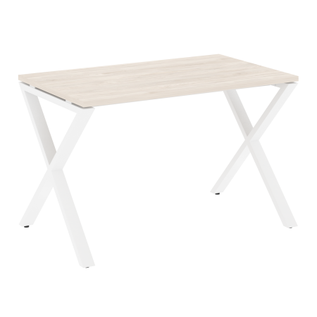 Loft Стол рабочий VR.L-SRX-2.7 Денвер Светлый/Металл Белый 1180*720*750
