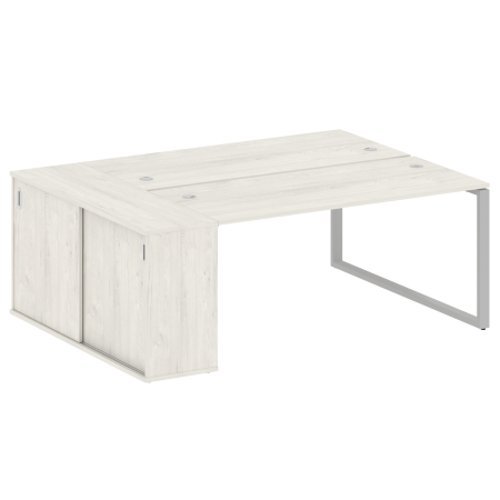 Metal System Рабочая станция с шкафом-купе на О-образном м/к БО.РС-СШК-1.4 Т Дуб Наварра/Металл Серый 2010*1475*750 Metal System Рабочая станция с шкафом-купе на О-образном м/к БО.РС-СШК-1.4 Т Дуб Наварра/Металл Серый 2010*1475*750