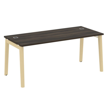 Onix Wood Direct Стол руководителя OW.SRR-5.8 Дуб Мали/Дуб Светлый/Металл Белый 1780*800*750