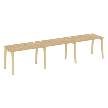 Onix Wood Рабочая станция OW.RS-3.2.7 Тиквуд Светлый/Дуб Светлый/Металл Белый 3540*720*750 Onix Wood Рабочая станция OW.RS-3.2.7 Тиквуд Светлый/Дуб Светлый/Металл Белый 3540*720*750