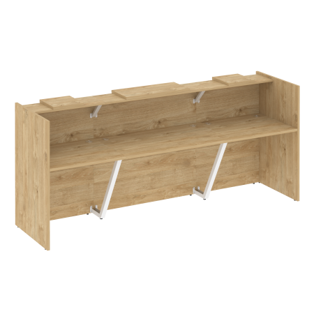 Onix Ресепшн O.R-K-16 Тиквуд Светлый 2790*766*1187 Onix Ресепшн O.R-K-16 Тиквуд Светлый 2790*766*1187