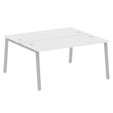 Metal System Рабочая станция на А-образном м/к БА.РАС-СП-2.4 Белый/Металл Серый 1600*1475*750 Metal System Рабочая станция на А-образном м/к БА.РАС-СП-2.4 Белый/Металл Серый 1600*1475*750