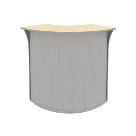 Riva Стойка угловая (радиусный элемент-ролета) А.РС-5.5 Клен Металлик NEW 950*950*1150