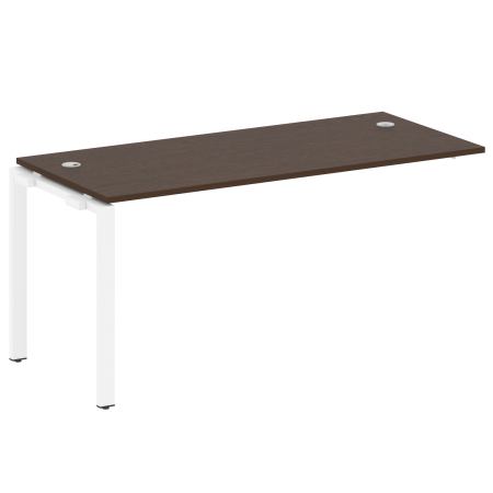 Metal System Проходной элемент рабочей станции на П-образном м/к БП.ПРС-СП-1.4 Венге Цаво/Металл Белый 1600*720*750 Metal System Проходной элемент рабочей станции на П-образном м/к БП.ПРС-СП-1.4 Венге Цаво/Металл Белый 1600*720*750