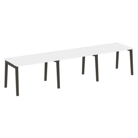 Onix Wood Рабочая станция OW.RS-3.2.8 Белый Бриллиант/Дуб Темный/Металл Антрацит 3540*800*750 Onix Wood Рабочая станция OW.RS-3.2.8 Белый Бриллиант/Дуб Темный/Металл Антрацит 3540*800*750