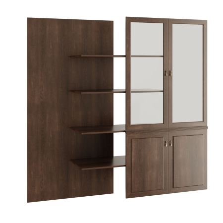 Ministry MNS2954103 Наполнение шкафа для бумаг 998x516x1968 дуб шоколад Ministry MNS2954103 Наполнение шкафа для бумаг 998x516x1968 дуб шоколад