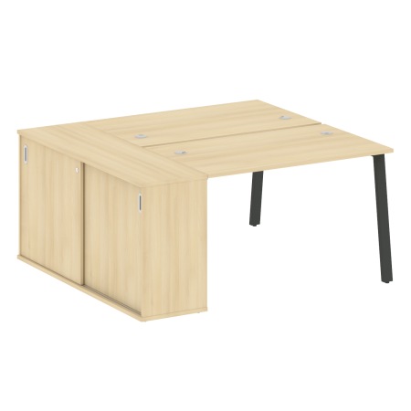 Metal System Рабочая станция с шкафом-купе на А-образном м/к БА.РС-СШК-1.2 Т Акация Лорка/Металл Антрацит 1610*1475*750 Metal System Рабочая станция с шкафом-купе на А-образном м/к БА.РС-СШК-1.2 Т Акация Лорка/Металл Антрацит 1610*1475*750