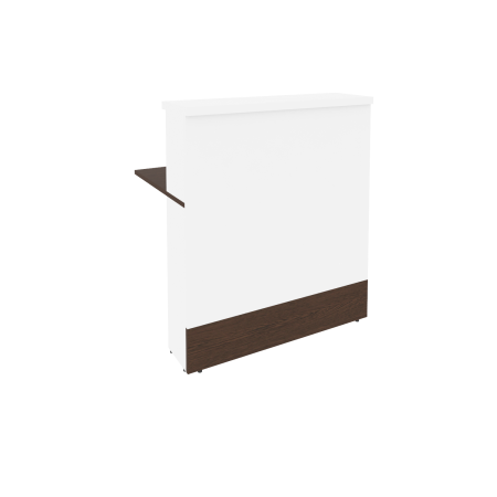 Style Модуль прямой Л.МП-2 Венге Цаво/Белый 1000*736*1156