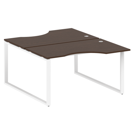 Metal System Рабочая станция криволинейная на О-образном м/к БО.РАС-СА-2.2 Венге Цаво/Металл Белый 1400*1835*750 Metal System Рабочая станция криволинейная на О-образном м/к БО.РАС-СА-2.2 Венге Цаво/Металл Белый 1400*1835*750