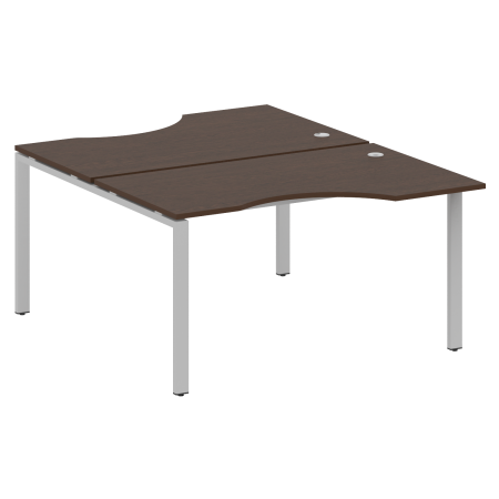 Metal System Рабочая станция криволинейная на П-образном м/к БП.РАС-СА-2.2 Венге Цаво/Металл Серый 1400*1835*750 Metal System Рабочая станция криволинейная на П-образном м/к БП.РАС-СА-2.2 Венге Цаво/Металл Серый 1400*1835*750
