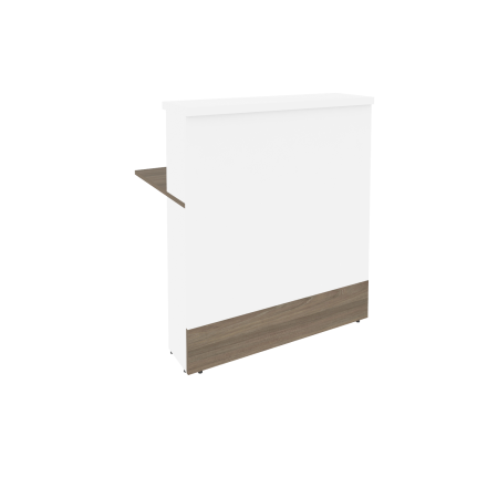 Style Модуль прямой Л.МП-2 Вяз Благородный/Белый 1000*736*1156