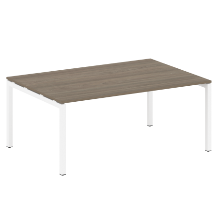 Metal System Quattro Переговорный стол (1 столешница) на П-образном м/к 50БП.ПРГ-1.5 Вяз Благородный/Металл Белый 1800*1235*750 Metal System Quattro Переговорный стол (1 столешница) на П-образном м/к 50БП.ПРГ-1.5 Вяз Благородный/Металл Белый 1800*1235*750