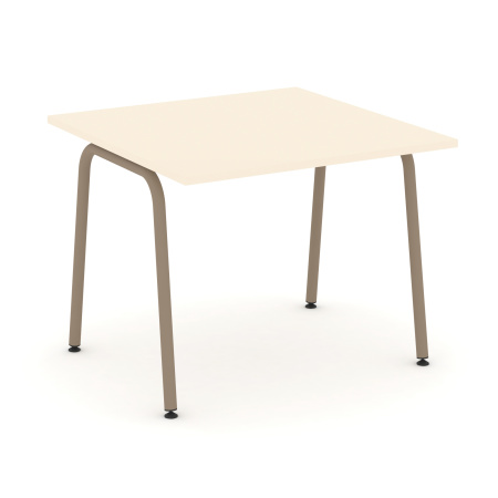 Estetica Стол переговорный ES.PRG-1.1-K Сатин/Металл Латте 980*980*750 Estetica Стол переговорный ES.PRG-1.1-K Сатин/Металл Латте 980*980*750