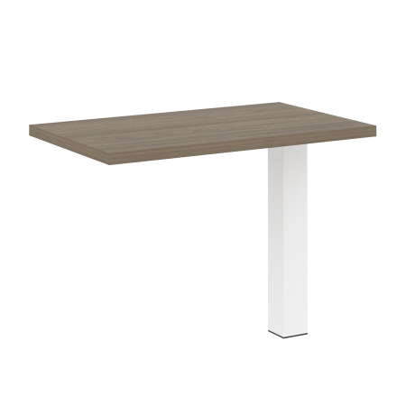 Yalta Брифинг-приставка LT.BR-3 Вяз Благородный/Металл Белый 1000*600*750 Yalta Брифинг-приставка LT.BR-3 Вяз Благородный/Металл Белый 1000*600*750