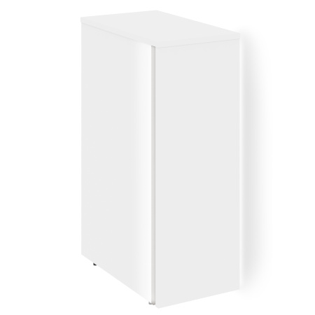 Onix Тумба с подсветкой 4 ящика завершающая, правая O.R-TV-4.S (R) Дуб Мали/Белый Бриллиант 436*767*1185