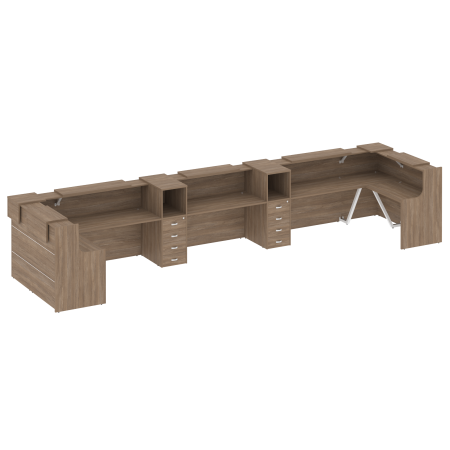 Onix Ресепшн O.R-K-38 Дуб Аризона 6522*1768*1187 Onix Ресепшн O.R-K-38 Дуб Аризона 6522*1768*1187