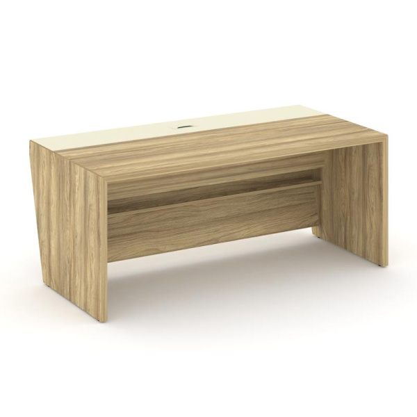 Corner Стол руководителя прямой COR.SR-18 Гикори Песочный/Ваниль 1800*900*750 Corner Стол руководителя прямой COR.SR-18 Гикори Песочный/Ваниль 1800*900*750