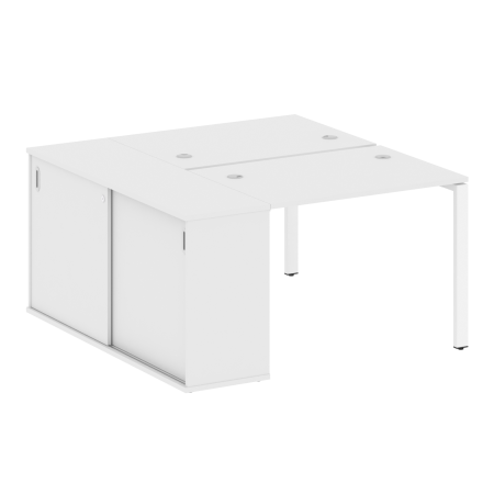 Metal System Рабочая станция с шкафом-купе на П-образном м/к БП.РС-СШК-1.1 Т Белый/Металл Белый 1410*1475*750 Metal System Рабочая станция с шкафом-купе на П-образном м/к БП.РС-СШК-1.1 Т Белый/Металл Белый 1410*1475*750