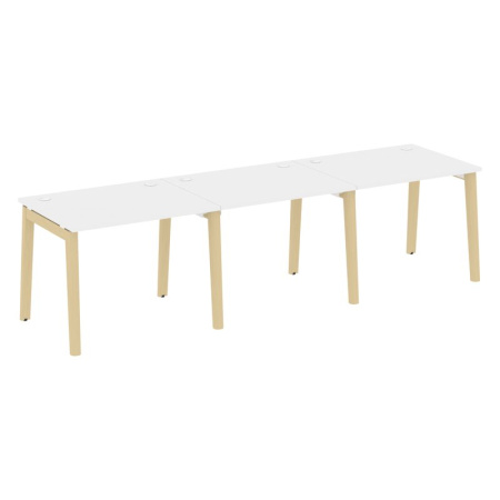 Onix Wood Рабочая станция OW.RS-3.1.8 Белый Бриллиант/Дуб Светлый/Металл Белый 2940*800*750 Onix Wood Рабочая станция OW.RS-3.1.8 Белый Бриллиант/Дуб Светлый/Металл Белый 2940*800*750