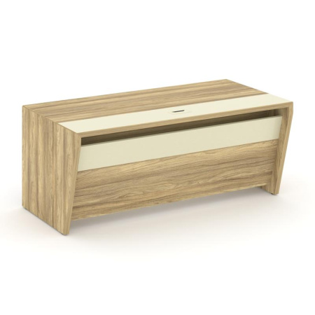 Corner Стол руководителя прямой COR.SR-18 Гикори Песочный/Ваниль 1800*900*750