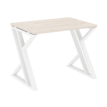 Loft Стол рабочий VR.L-SRZ-1.7 Денвер Светлый/Металл Белый 980*720*750
